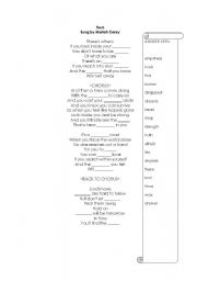 English worksheet: Hero Mariah Carey