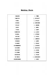 English Worksheet: COMPOUND WORDS