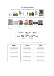 English worksheet: vocabulary workshop