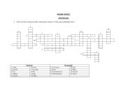 English worksheet: Past participle Crossword