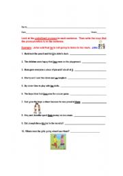 English worksheet: worksheet