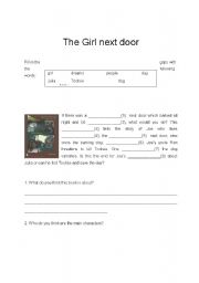 English worksheet: The Girl Next Door