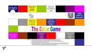 English Worksheet: The Color Game