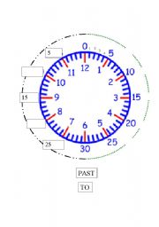 English Worksheet: Clock time