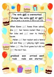 English Worksheet: vocabulary