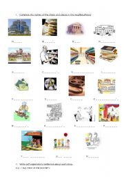 English Worksheet: Shops
