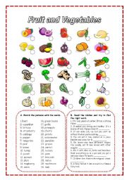 FRUIT AND VEGETABLES