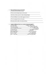 English Worksheet: Worsheet passive voice 2