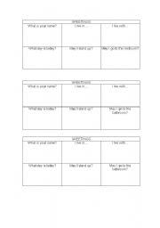 English worksheet: GREETINGS