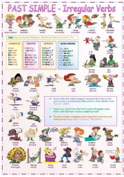 English Worksheet: Past Simple - Irregular Verbs