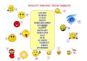 English Worksheet: feelings