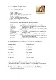 English Worksheet: Pride and Prejudice