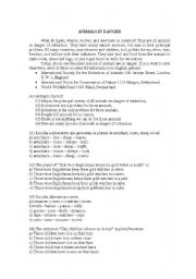 English Worksheet: Plural of noums