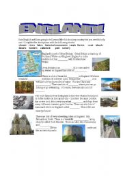 English Worksheet: England and Spain