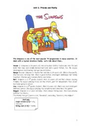 English Worksheet: Family