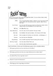 English worksheet: reading comprehension