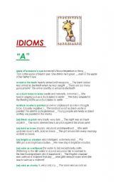 IDIOMS WITH 