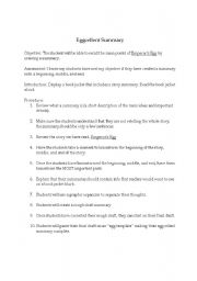 English worksheet: Eggcellent Summary