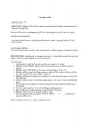 English worksheet: Valentine Math 