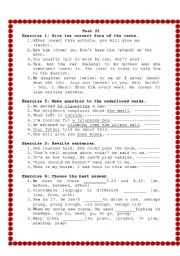 English Worksheet: English Test 21