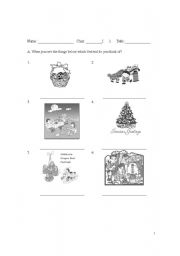 English Worksheet: Festival worksheet