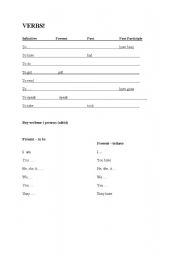 English Worksheet: Irregular verbs test