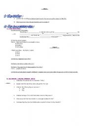 English worksheet: super size me