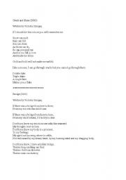 English Worksheet: worksheet