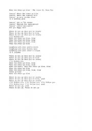 English worksheet: When the stars go blue - The Corrs ft. Bono Vox