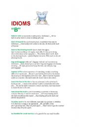 IDIOMS 