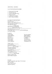 English Worksheet: Song: Unfaithful - Rihanna