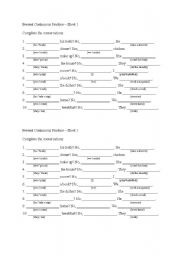 English worksheet: Present Continuous Practice