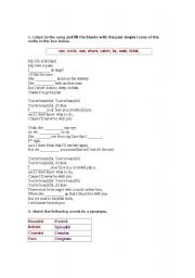 English Worksheet: Youre beautiful