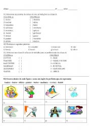 English Worksheet: JOBS