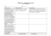 English Worksheet: Note taking and summarising