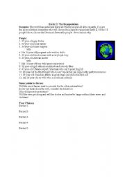 English Worksheet: Earth II: The Repopulation