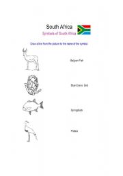 English worksheet: South Africa