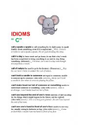 IDIOMS 