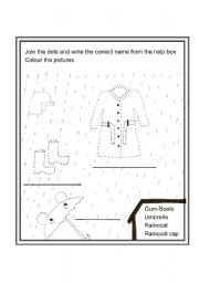 English worksheet: Join the dots