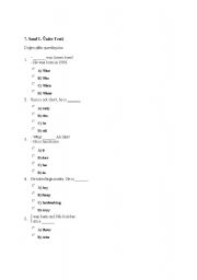 English Worksheet: interesting beliefs