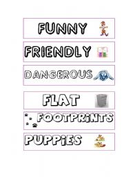 English Worksheet: Flashcards