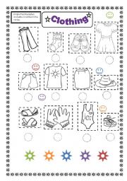 English Worksheet: Clothing