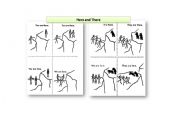 English Worksheet: Using Here and There