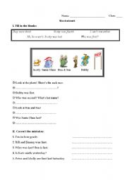 English worksheet: ordinal numbers