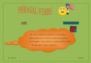 English worksheet: A brief  explanation to better understand phrasal verbs