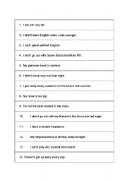 English Worksheet: Talking about your WISHES