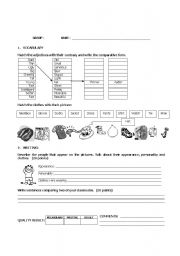 English Worksheet: quiz