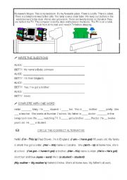 English worksheet: activities with there is anda there are