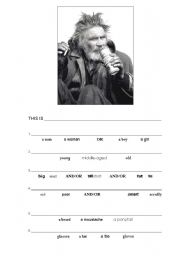 English worksheet: This is a Tramp