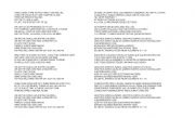 English worksheet: song we are the world MICHAEL JACKSON